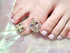 フット2本アート /埋め尽くし