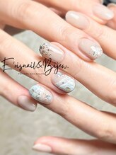 イリスネイル アンド ビジュー(E’risnail&Bijew.)/オフィスでもokな海ネイル！