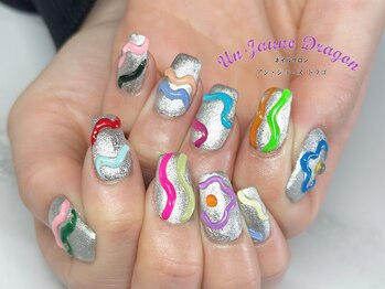 アン ジョーヌドラゴ/【自爪ネイル】ぷっくりネイル