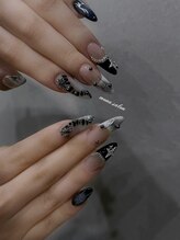 モナサロン(Mona salon)/クロムネイル 黒 ワイヤー