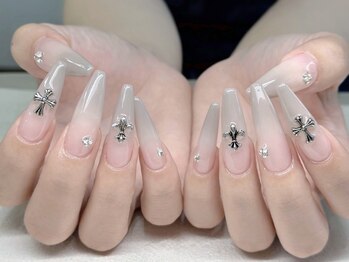 ネイルズ イロハ 池袋店(NAILS 168)/スカルプ＃長さ出し＃夏ネイル