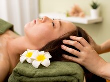 ヘッドスパ後、鏡を見てください！顔がスッキリ！感動！