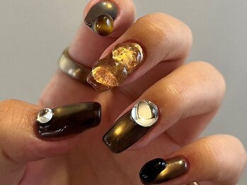 スエン(Suen)の写真/パラジェル×フィルインで、自爪を美しく保つ上質ネイル。