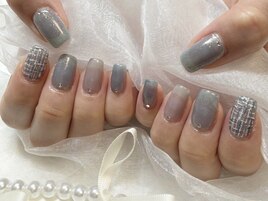 ツイードネイル