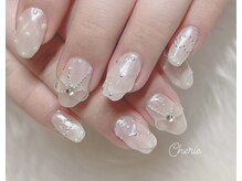 シェリエ(Cherie)/リボン/キルティングネイル