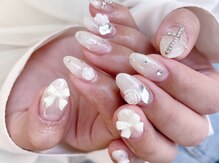 エレノア 枚方(Eleanor)/韓国ネイル・バラ・リボン