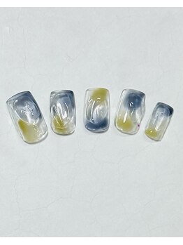 ショートネイル夏デザイン