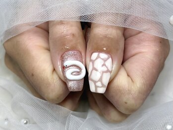 干支ネイル☆へび