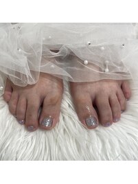 フットネイル/グリッター/ラメ