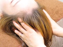 美しき森の雰囲気(育毛促進ケアとドライヘッドスパで髪にボリュームを)