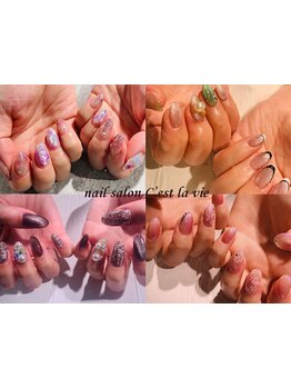 手描きアートが得意なサロン