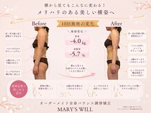 マリーズウィル(MARY's WILL)の雰囲気（“細い”だけじゃない。立体感で魅せる美ボディライン♪）