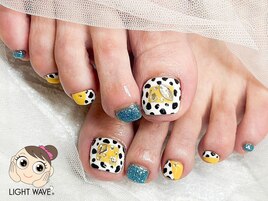 Foot*柄ネイル♪
