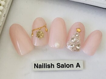 ネイリッシュサロン エー(Nailish Salon A)/クリマスネイル