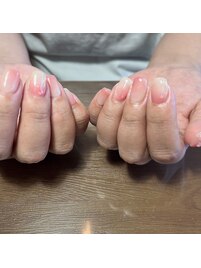 もも/桃ネイル/うるうる