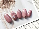 定額/ビジューネイル/シンプル