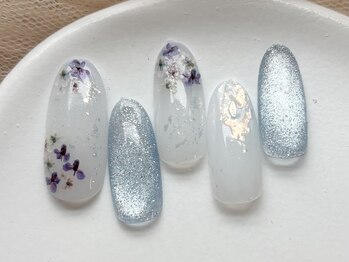 紫陽花ネイル/定額7000円