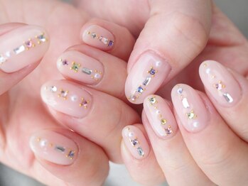 ネイル アトリエ コモード(nail atelier Comodo)/シンプルネイル[stone]