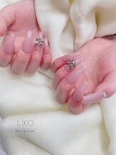 シルバーリボンネイル
