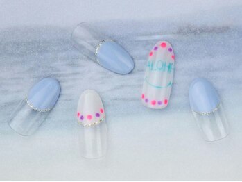 ネイルズガッシュ 大森駅前店(NAILs GUSH)/カラフルドット☆