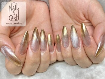 ネイルズガッシュ 蒲田東口店(NAILsGUSH)/長さ出し/キラキラ/マグネット