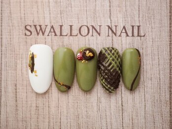 スワロンネイル(SWALLON NAIL)/バレンタインデザイン