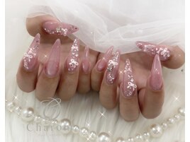 キラキラガーリーネイル