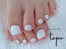 トパ(topa)/フットワンカラー×ストーン