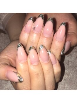 エスフィーネイルサロン ブリーユ(Esfy nailsalon Brille)/ガラスフレンチネイル