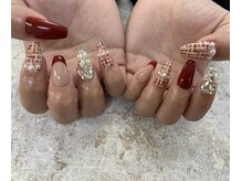 ネイルサロン ドレス(Nail Salon Dress)/【奥宮】ツイードネイル