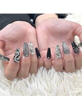 レディスペネイル ノウラ 名駅店(Redispe nail NouRa)/ブラックネイル