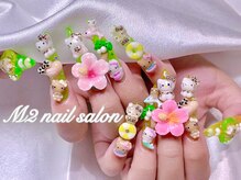 エムズ ネイルサロン(M2)/日焼けキティ夏ネイル