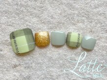 ラテネイル(Latte Nail)/check design
