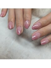 ブルームーン(BlueMoon)/ラメグラデーションネイル