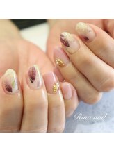 リノ ネイル(Rino nail)/オリジナルドライフラワーネイル