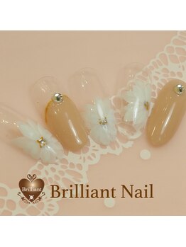 ブリリアント/【new】お花ネイル♪