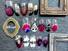 ビービーネイル(BB)/ハロウィンネイル、秋ネイル