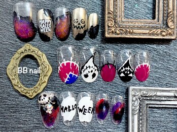 ビービーネイル(BB)/ハロウィンネイル、秋ネイル