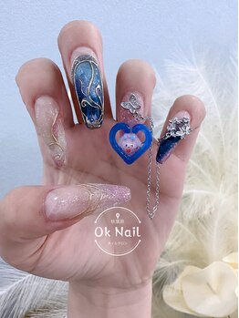 オーケーネイル(OK NAIL)/デザインやり放題パーツつけ放題