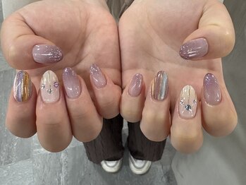 グロウ ネイル(GLOW×NAIL)/Art by RIHO