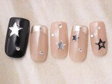 アイネイルズ 天神今泉店(I-nails)/ミラーフレンチ星