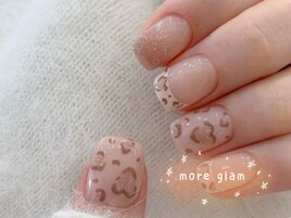 ハートヒョウ柄