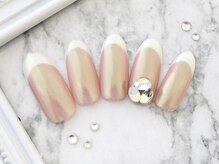 ネイルサロンフォーユー(for u)/オーロラフレンチ￥８９８０