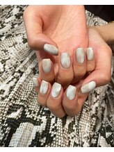 ユージューネイルルーム(UJU nail room)/ホワイトマーブル