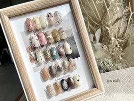 ハンドネイルアート2本付き