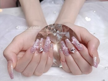 ラメフレンチネイル♪