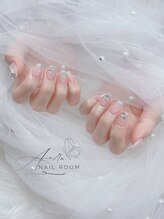 オウラネイルルーム(Aura nail room)/人気のラメグラデーションネイル