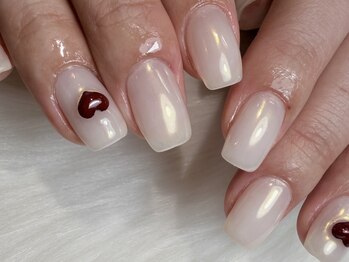 White × Silky yellow mirror