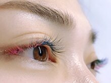 ミニョンアイラッシュデザインサロン くずは店/目頭から