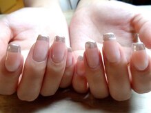 アミュリー ネイル アトリエ(Amury nail atelier)/ミラー フレンチ ブライダル 